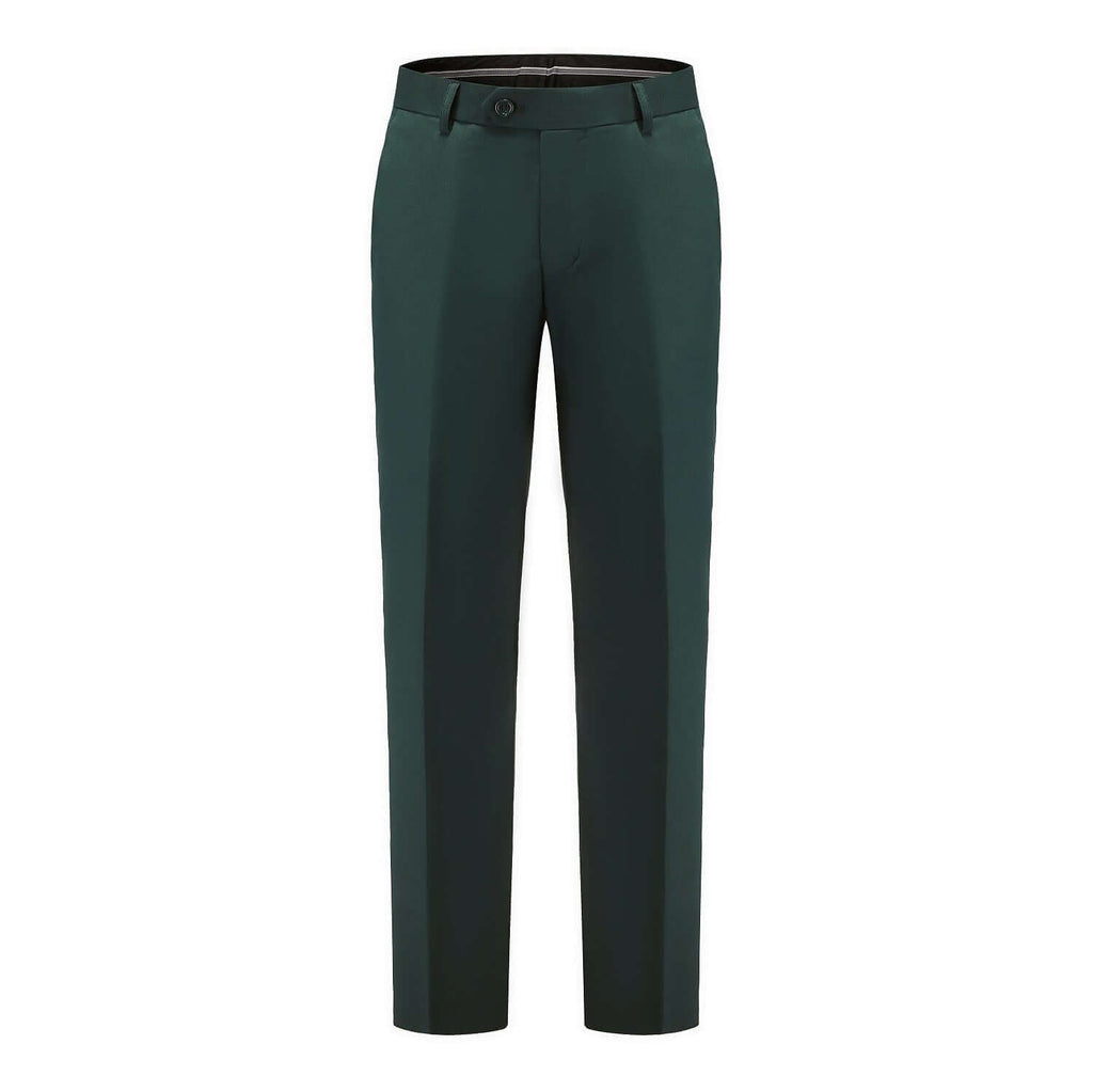 #hunter-green Braveman Men's Premium 3 Pc Shawl Lapel Slim Fit Tuxedo Set DAILYHAUTE