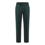 #hunter-green Braveman Men's Premium 3 Pc Shawl Lapel Slim Fit Tuxedo Set DAILYHAUTE