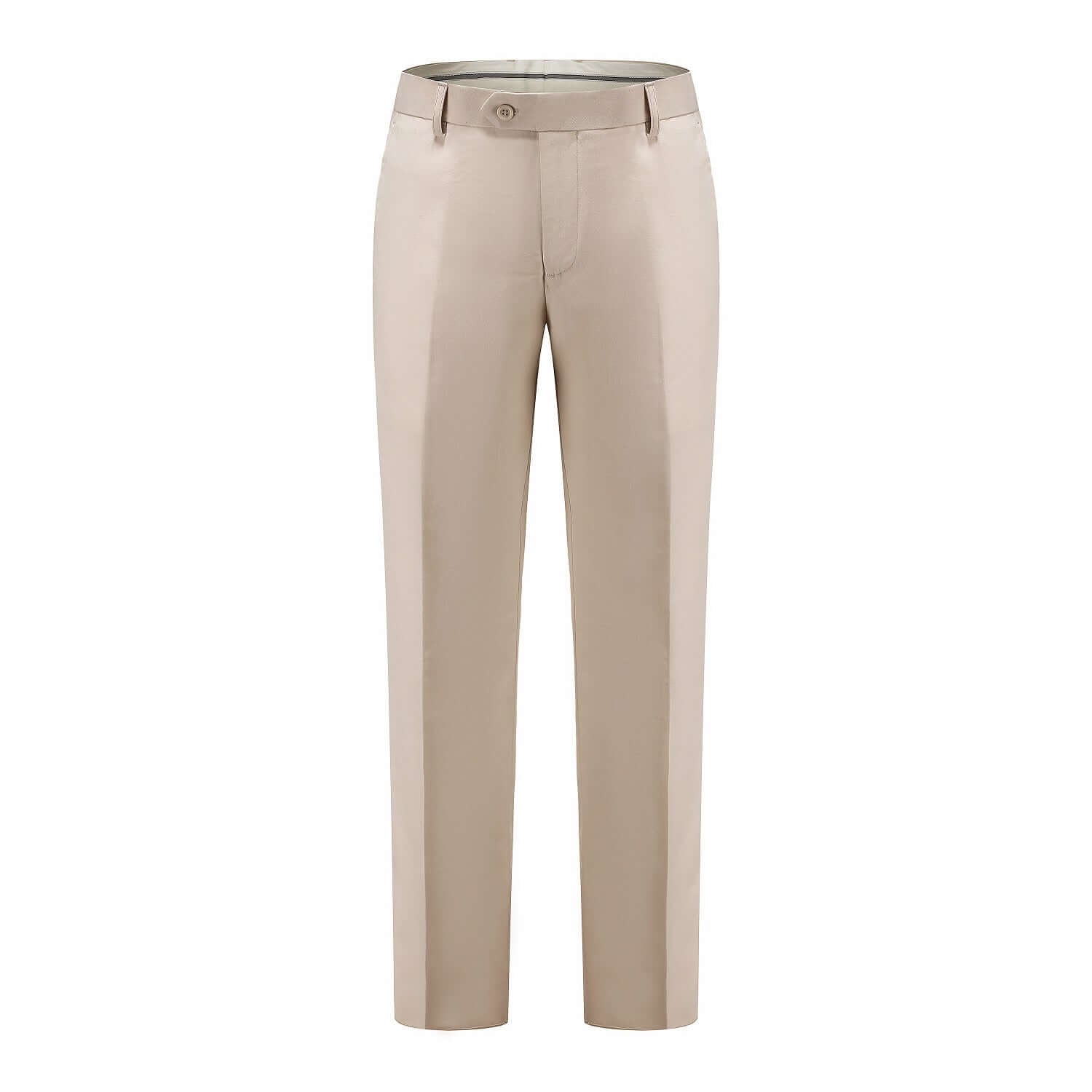#light-beige Braveman Men's Premium 3 Pc Shawl Lapel Slim Fit Tuxedo Set DAILYHAUTE