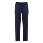 #navy Braveman Men's Premium 3 Pc Shawl Lapel Slim Fit Tuxedo Set DAILYHAUTE