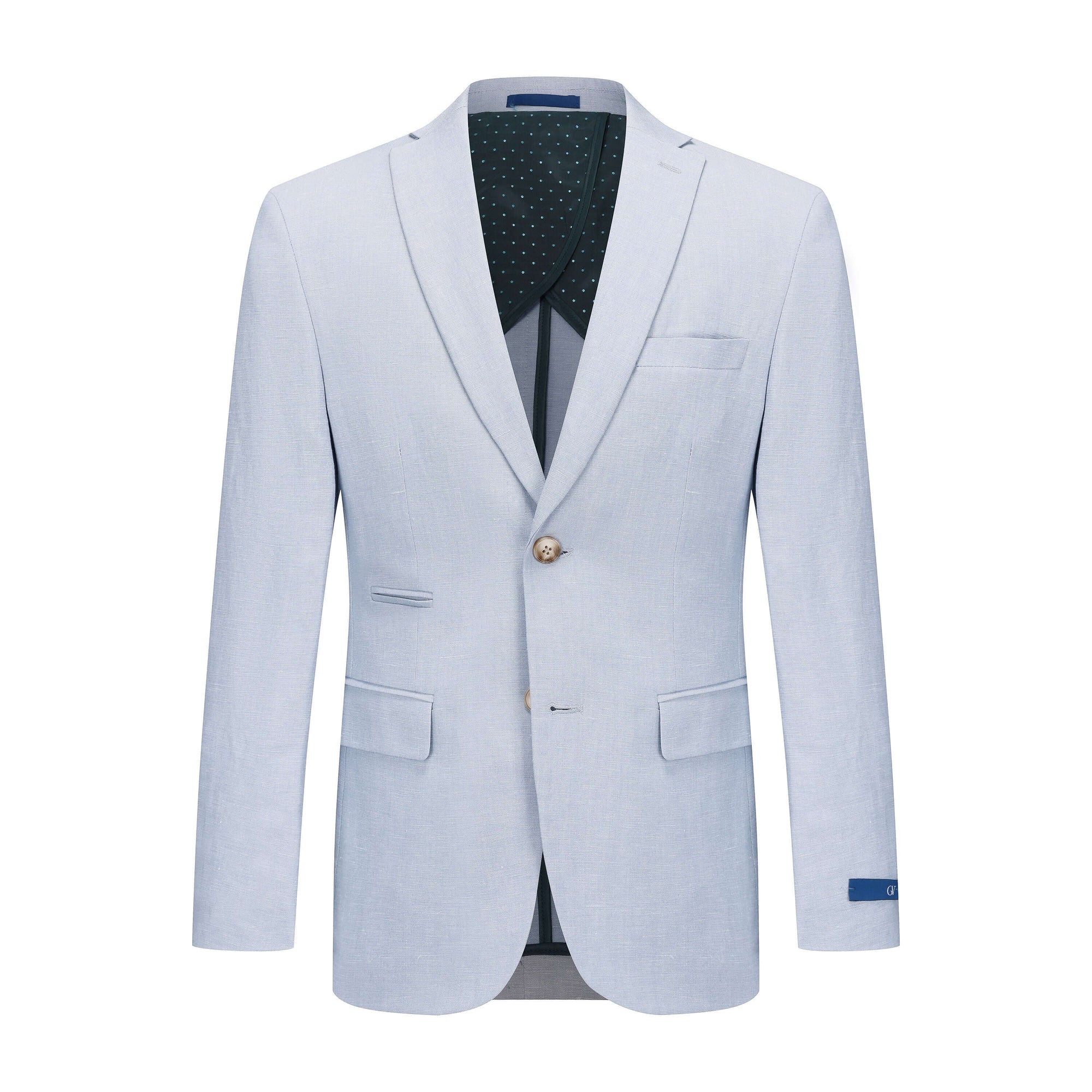 Gino Vitale Men's Slim Fit Linen-Blend Blazer