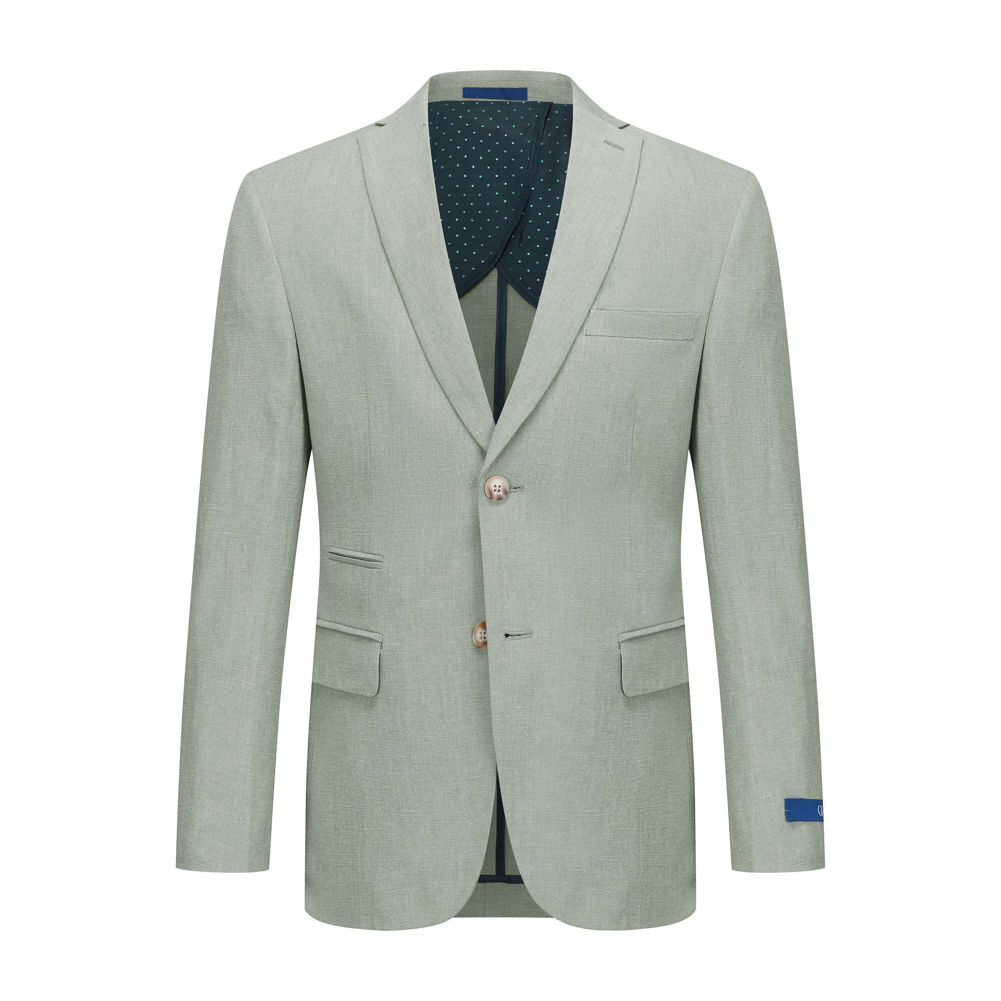 Gino Vitale Men's Slim Fit Linen-Blend Blazer