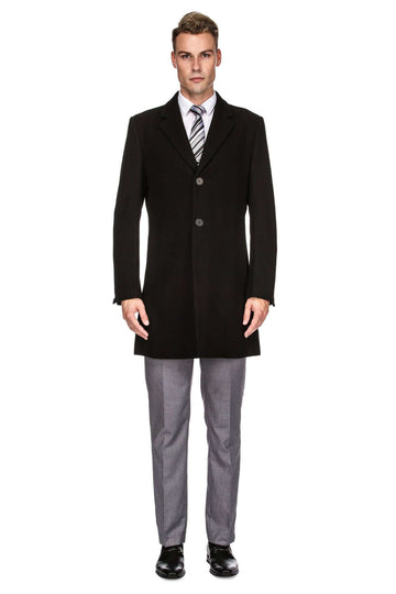 Men's Tailored Wool Blend Walker Car Coat