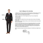 Men's Signature 3-Piece Slim Fit Suits (Black, Navy, Charcoal) Daily Haute