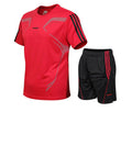 Braveman Men's Active Workout 2-Piece T-Shirt and Athletic Shorts Set DAILYHAUTE