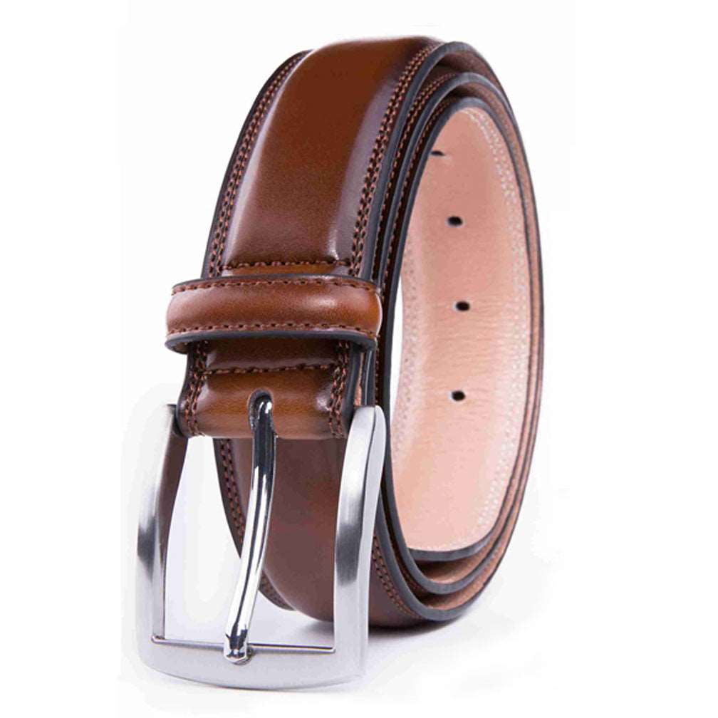 Braveman Men's Classic Genuine Leather Dress Belt DAILYHAUTE