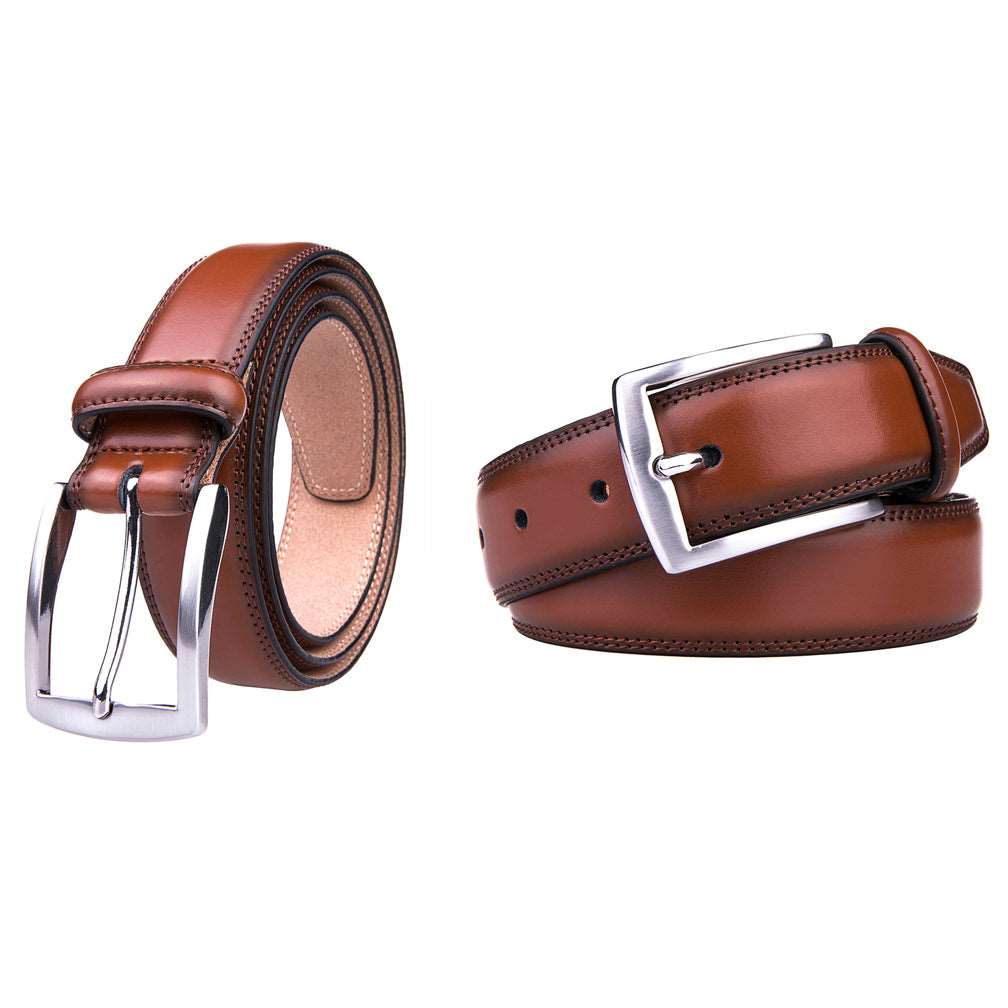 Braveman Men's Classic Genuine Leather Dress Belt Braveman Men's Classic Genuine Leather Dress Belt