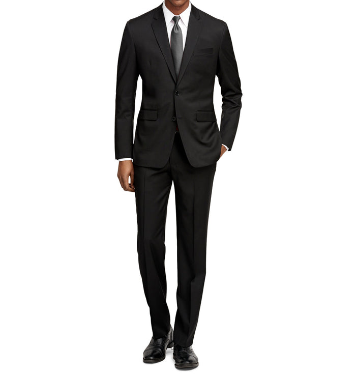 Buy Bespoke Suit-man Black 2 Piece Suit-prom, Dinner, Party Wear Suit-men's Black  Suits-wedding Suit for Groom & Groomsmen Online in India - Etsy