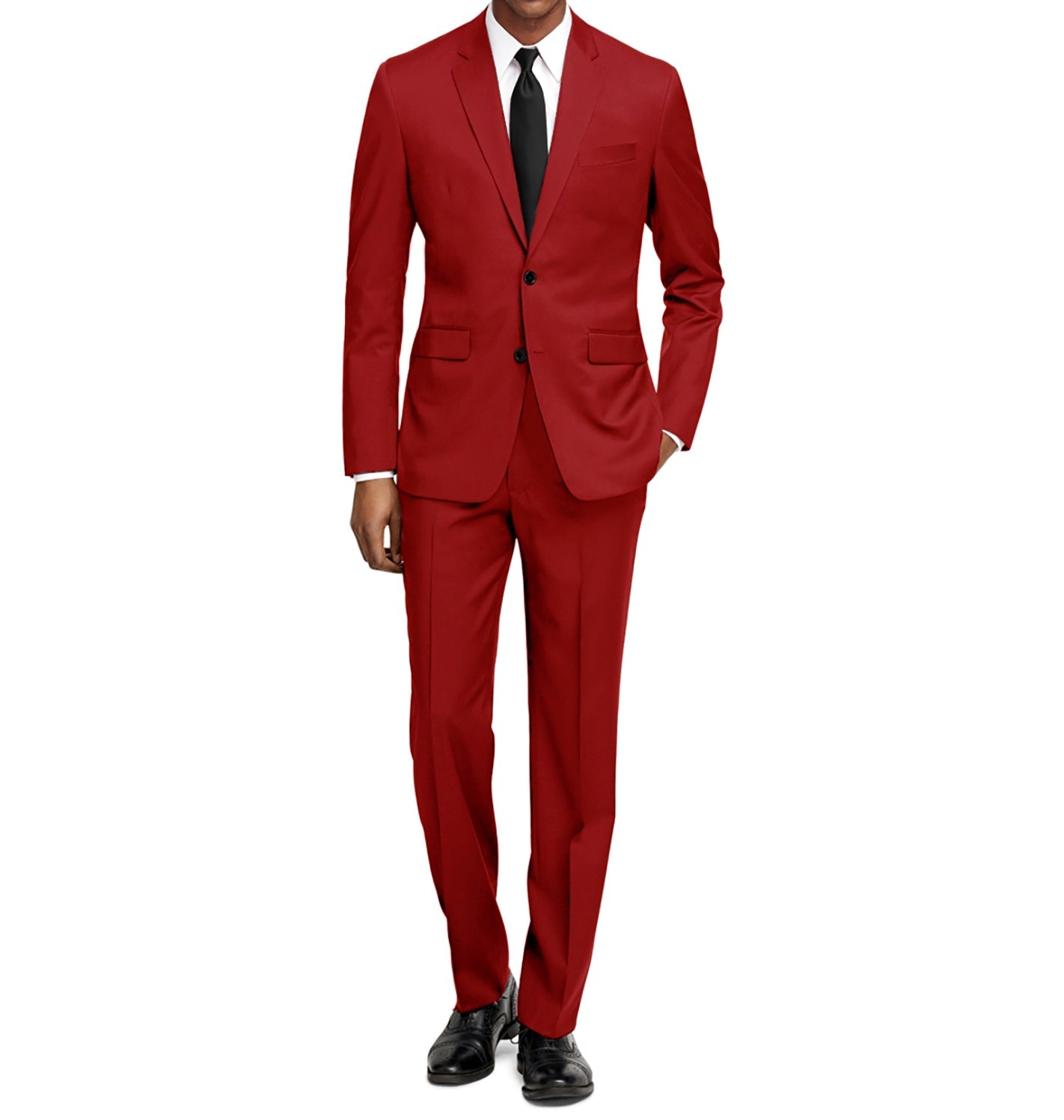 Men's Suits Jacket Pant Two-piece Blazers Coat Trousers One Button Spring  Men Business Slim Suit Sets Wedding Dress