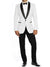 Braveman Men's Shawl Lapel Runway Tuxedo (Black, White, Burgundy) DAILYHAUTE