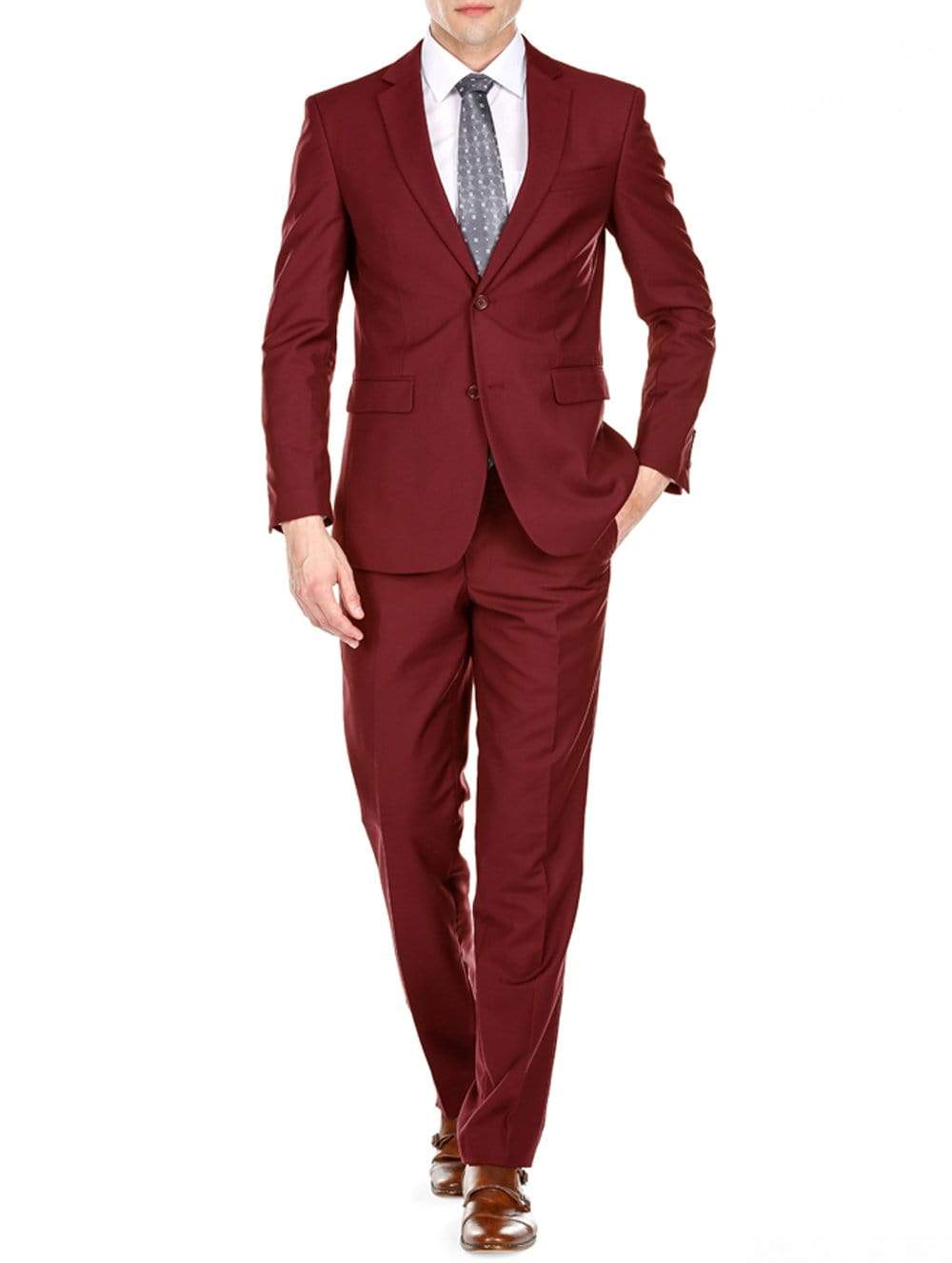 Braveman Men's Slim Fit 2PC Suits DAILYHAUTE