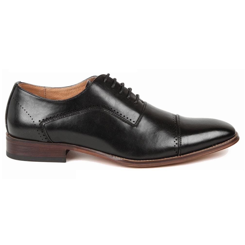 Gino Vitale Men's Cap Toe Oxford Shoes DAILYHAUTE
