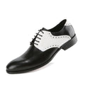 Gino Vitale Men's Handcrafted Genuine Leather Brogue Contrast Dress Shoe DAILYHAUTE