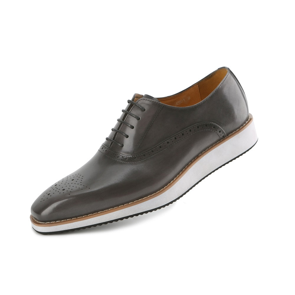 Gino Vitale Men's Handcrafted Genuine Leather Hybrid Casual Brogue Dress Shoe Brown / 9 Gino Vitale Men's Handcrafted Genuine Leather Hybrid Casual Brogue Dress Shoe Brown / 9