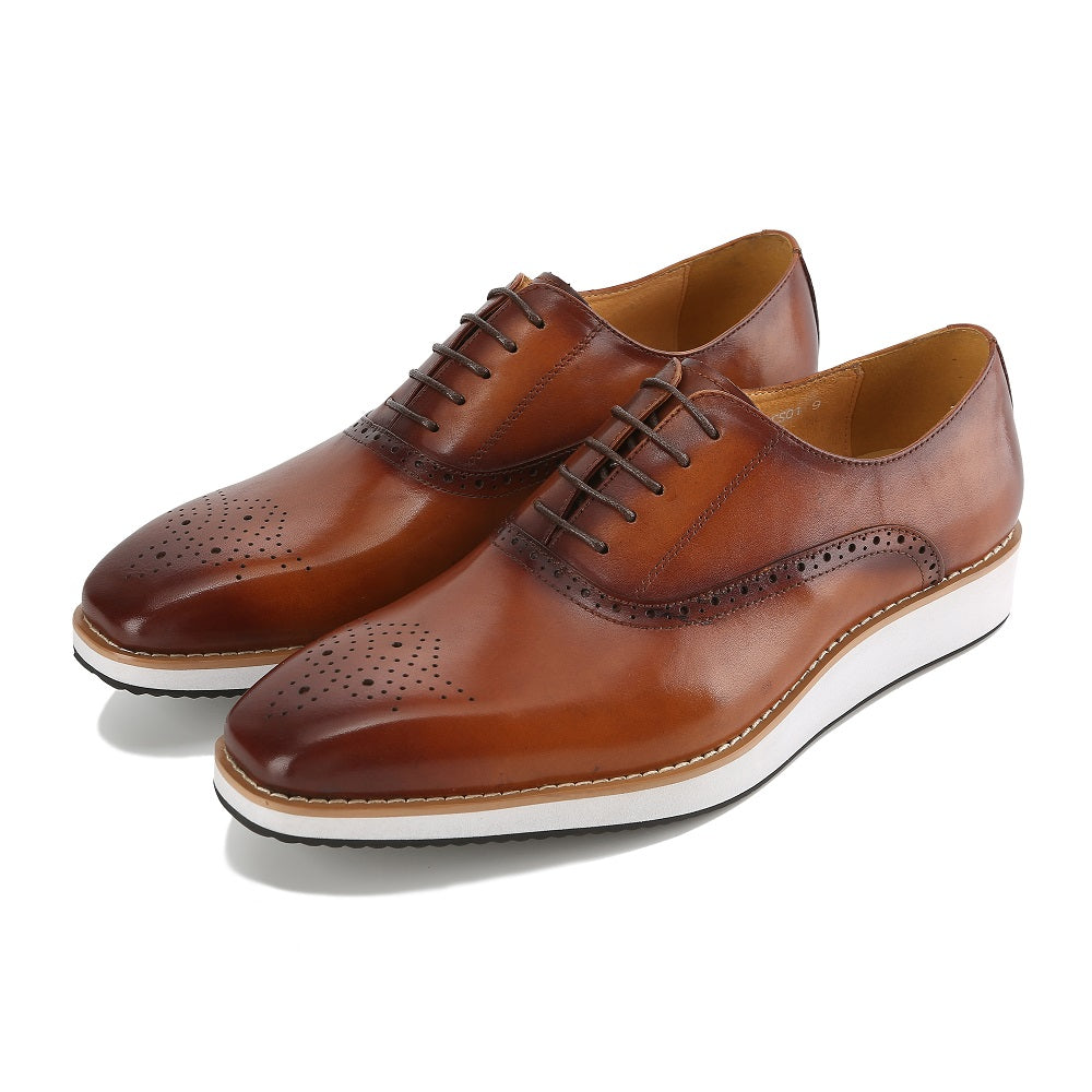 Gino Vitale Men's Handcrafted Genuine Leather Hybrid Casual Brogue Dress Shoe Blue / 8 Gino Vitale Men's Handcrafted Genuine Leather Hybrid Casual Brogue Dress Shoe Blue / 8