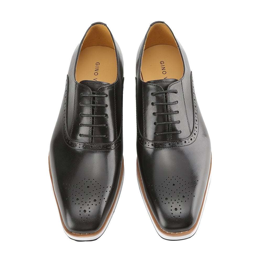 Gino Vitale Men's Handcrafted Genuine Leather Hybrid Casual Brogue Dress Shoe Blue / 8 Gino Vitale Men's Handcrafted Genuine Leather Hybrid Casual Brogue Dress Shoe Blue / 8