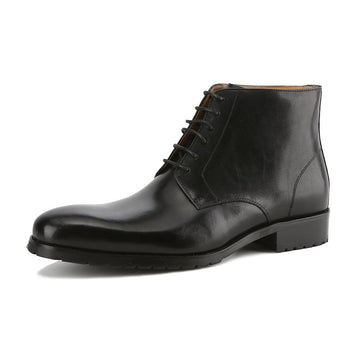 Men's Handcrafted Genuine Leather Lace-Up Dress Boots