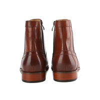 Gino Vitale Men's Handcrafted Genuine Leather Side Zip Dress Boot DAILYHAUTE
