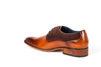 Gino Vitale Men's Two Tone Plain Toe Dress Shoes DAILYHAUTE