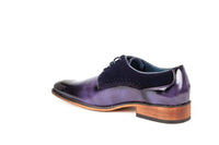 Gino Vitale Men's Two Tone Plain Toe Dress Shoes DAILYHAUTE