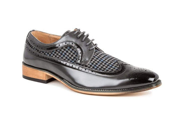Men's Wingtip Brogue Two-Tone Dress Shoes