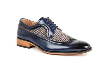Men's Wingtip Brogue Two-Tone Dress Shoes