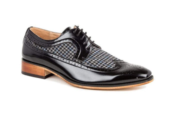 Men's Wingtip Brogue Two-Tone Dress Shoes