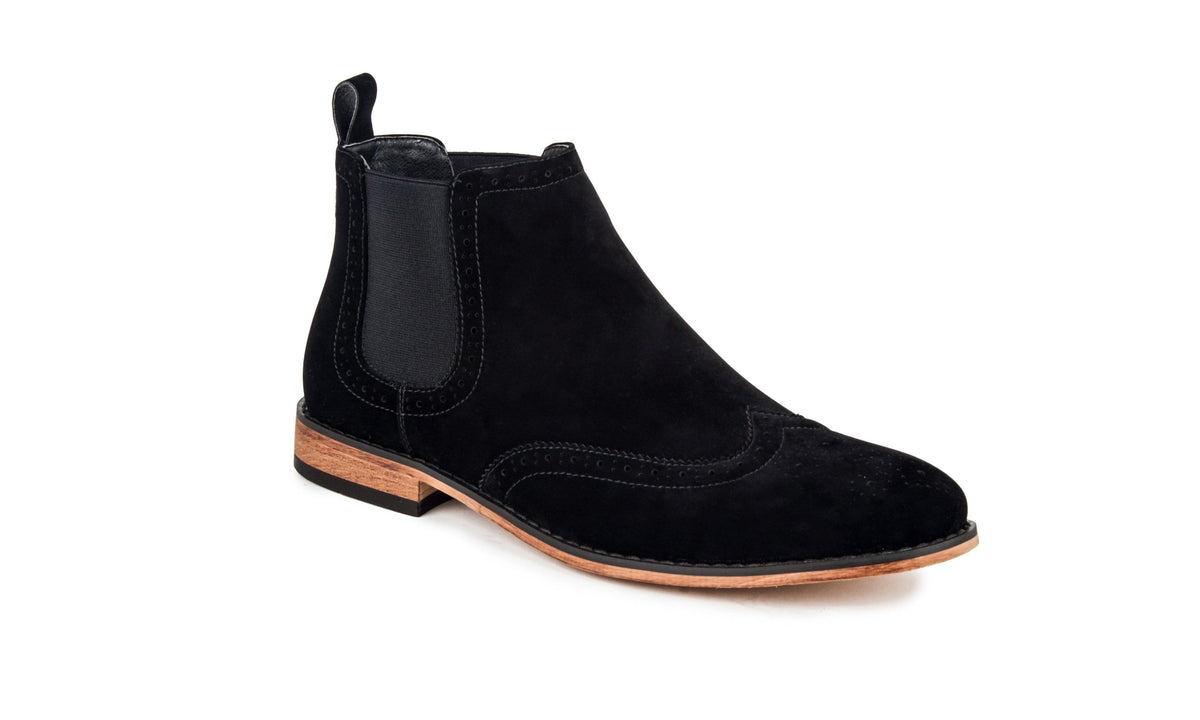 Men's Wingtip Chelsea Boots