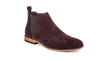 Men's Wingtip Chelsea Boots