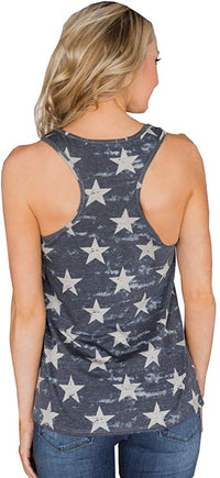 Haute Edition Women's 4th of July American Flag tops DAILYHAUTE