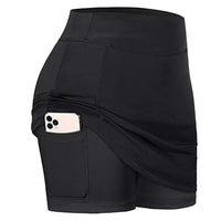 Haute Edition Women's Active Skirt Skort with Inner Phone Pocket Shorts DAILYHAUTE