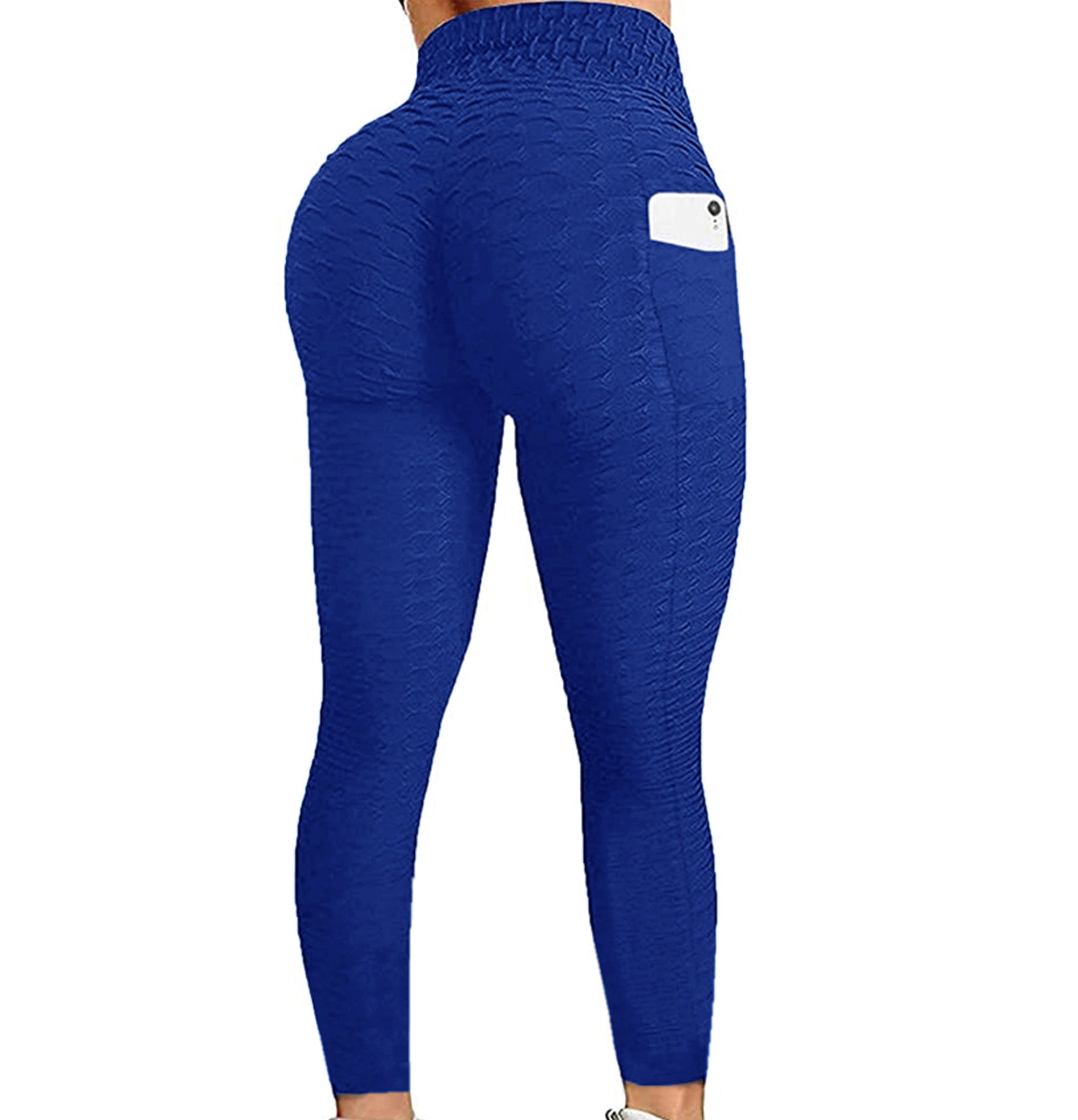 Haute Edition Women's Booty Lift Scrunch Active Yoga Leggings with Cell Phone Side Pocket DAILYHAUTE