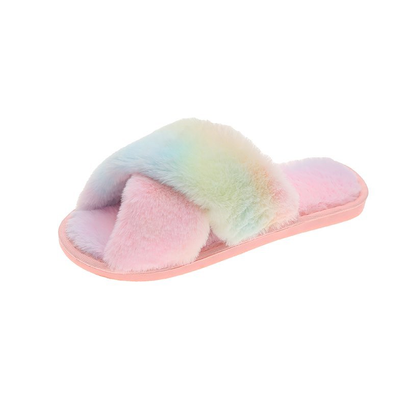Cross Band Soft Plush Cozy House Shoes Furry Open Toe Indoor Slipper -  China Best Slippers for Women and House Slippers Women price |  Made-in-China.com