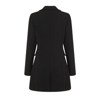 Haute Edition Women's Double Breasted Wool Blend Peacoat Daily Haute