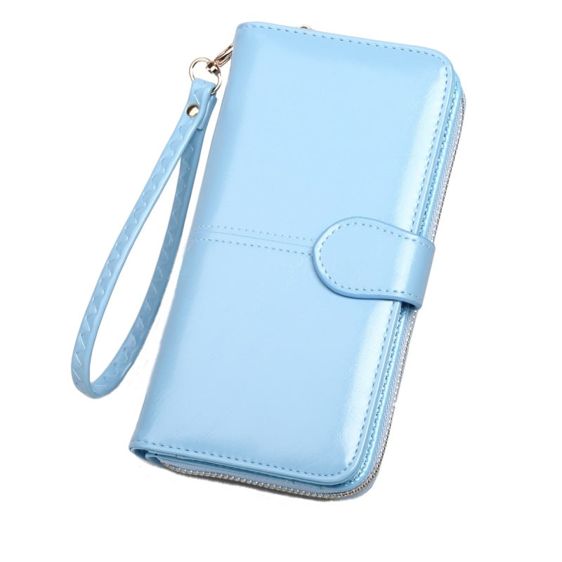 Haute Edition Women's Full Zip Wallet & Phone Holder With Wrist Strap Daily Haute