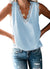 Haute Edition Women's Lace Trim V-Neck Summer Casual Tank Top Daily Haute