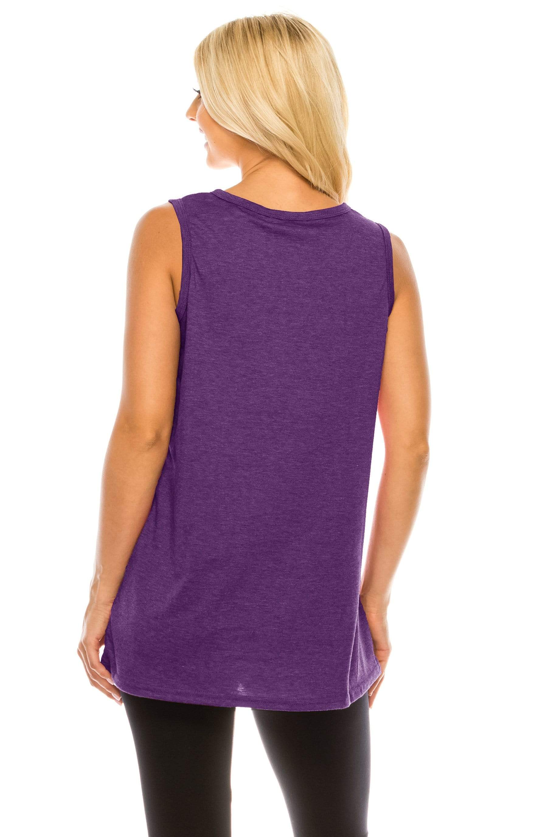 Haute Edition Women's Lazy Loose Fit Tank top. Plus size available Daily Haute