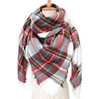 Haute Edition Women's Oversize Christmas & Plaid Square Blanket Scarves. One size fits all (S-XL). Daily Haute
