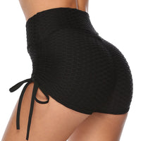 Haute Edition Women's Side Ruched Booty Lift Active Workout Bike Short   Daily Haute