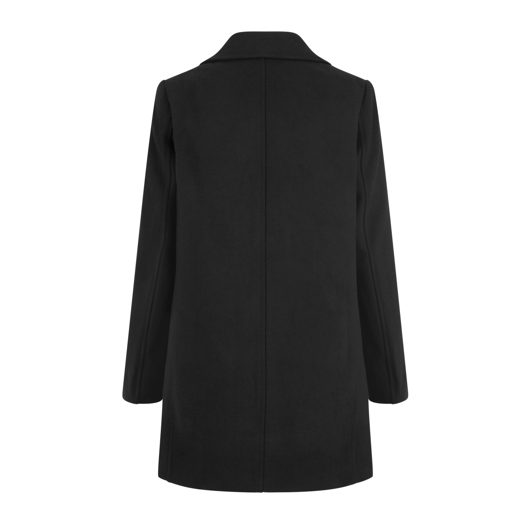 Ladies' Must-Have Elegance Wear Stylish Pea Coat with Three-Breasted  Mid-Length Lapels Pocket at  Women's Clothing store