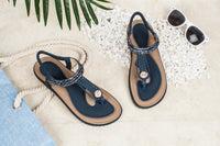 Haute edition Summer Bohemian Beaded Comfort Sandals DAILYHAUTE