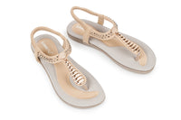 Haute edition Women's Slip on T-Strap Comfort Sandals Daily Haute