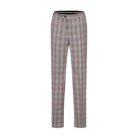 Men's 2-Piece Performance Stretch Double Breasted Blue Check Suit Daily Haute