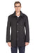 Men's Classic Fit Wool Blend Bibbed Topcoat Daily Haute