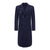 Men's Double-Breasted Knee Length Wool Blend Three Button Long Jacket Overcoat Top Coat Daily Haute
