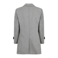 Men's Double Breasted Pea Coat Wool Blend Dress Jacket Peacoat Daily Haute