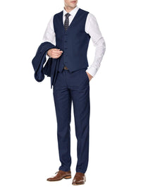 Men's Signature 3-Piece Slim Fit Suits (Black, Navy, Charcoal) Daily Haute
