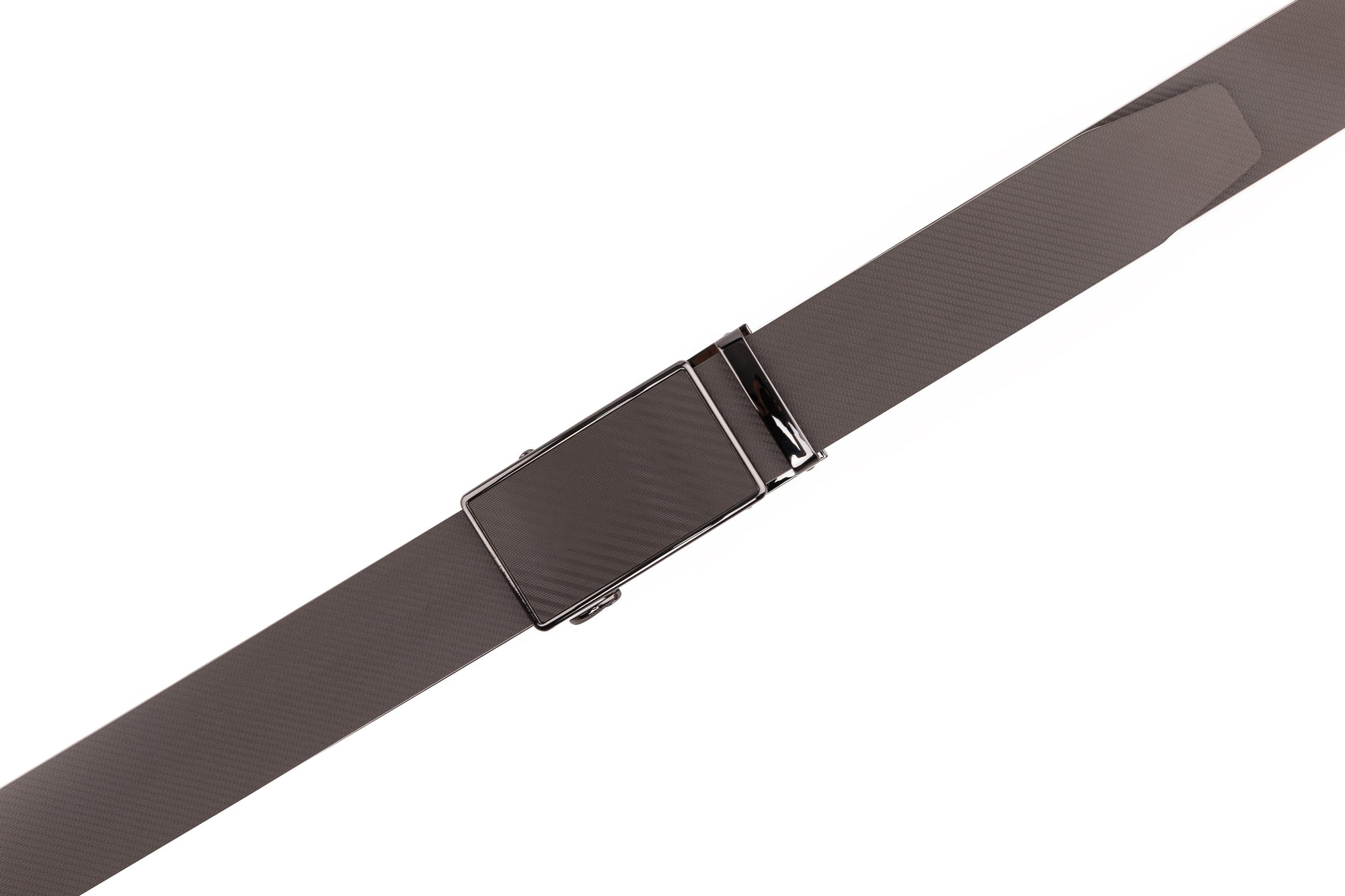 Men's Sliding Buckle Adjustable Leather Ratchet Belt Daily Haute