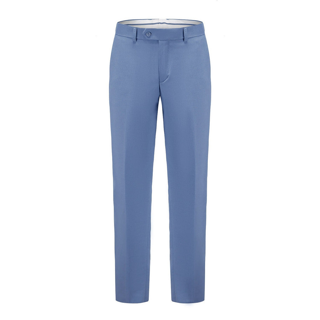 #slate-blue Men's Slim Fit 2-Piece Double Breasted Suit Daily Haute