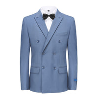 Men's Slim Fit 2-Piece Double Breasted Suit Daily Haute